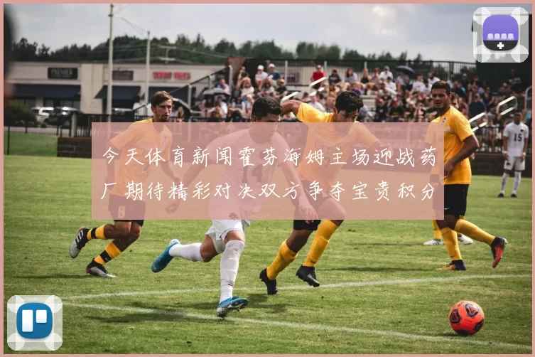 今天体育新闻霍芬海姆主场迎战药厂期待精彩对决双方争夺宝贵积分的关键战役